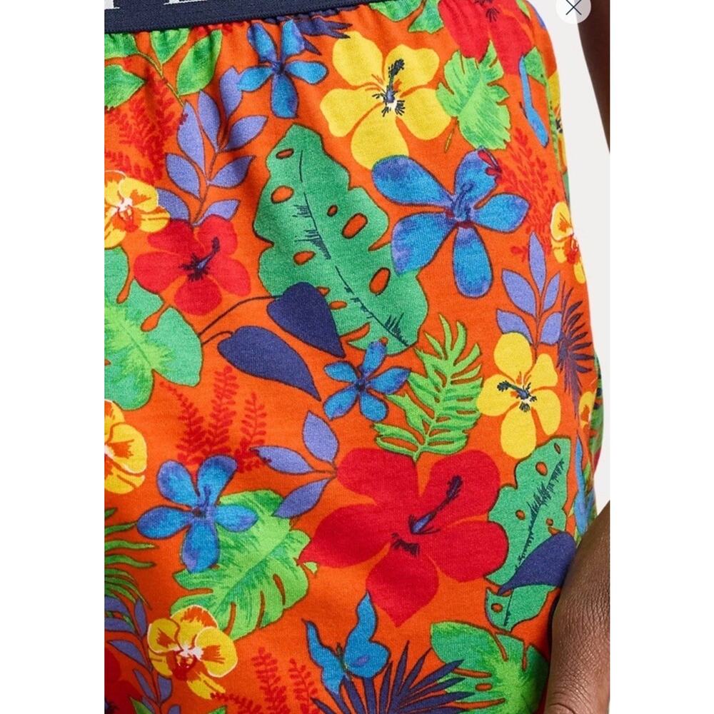 Polo Ralph Lauren Floral Orange Print Cotton Modal Knit Boxer - Picture 5 of 5
